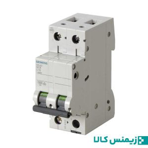 محصول: کلید مینیاتوری 63 آمپر دوپل زیمنس، کد فنی 5SL6263-7